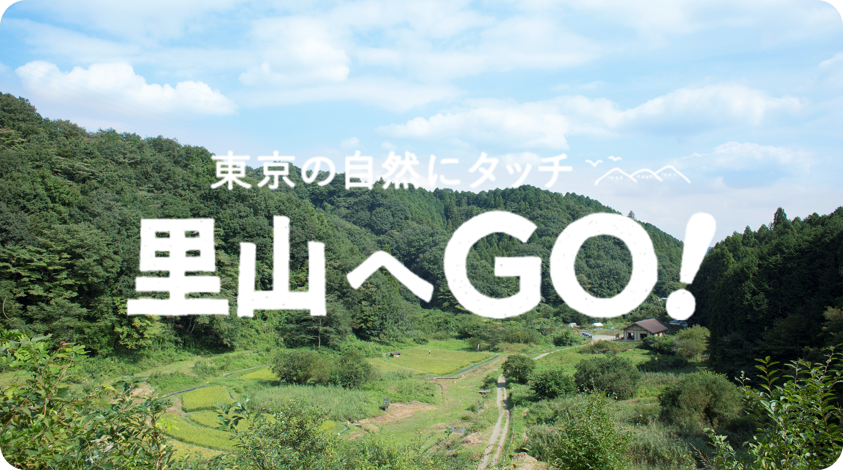 東京の自然とふれあえる 「里山へGO !」を体験しよう！