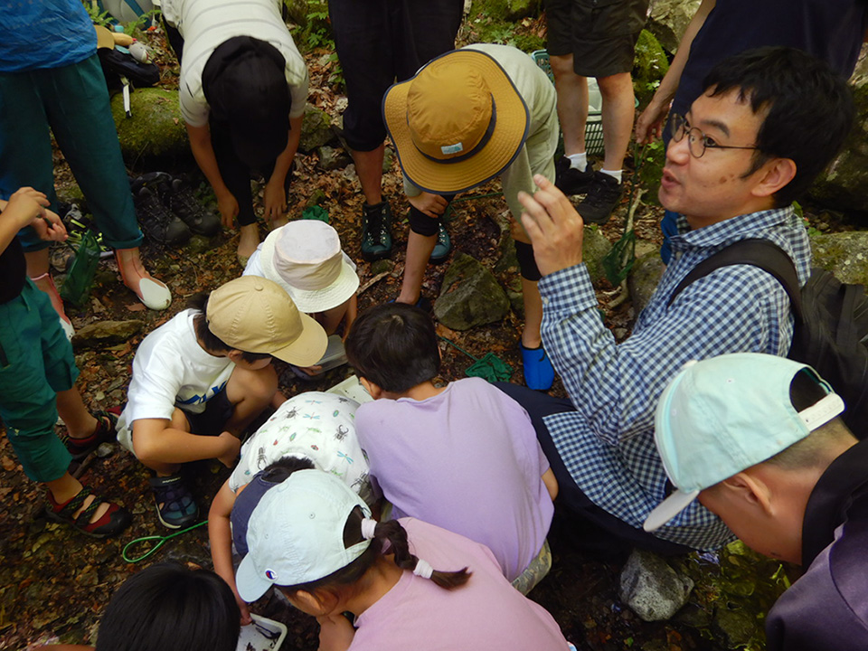 親子で体験～渓流のサンショウウオ観察（6/21開催）